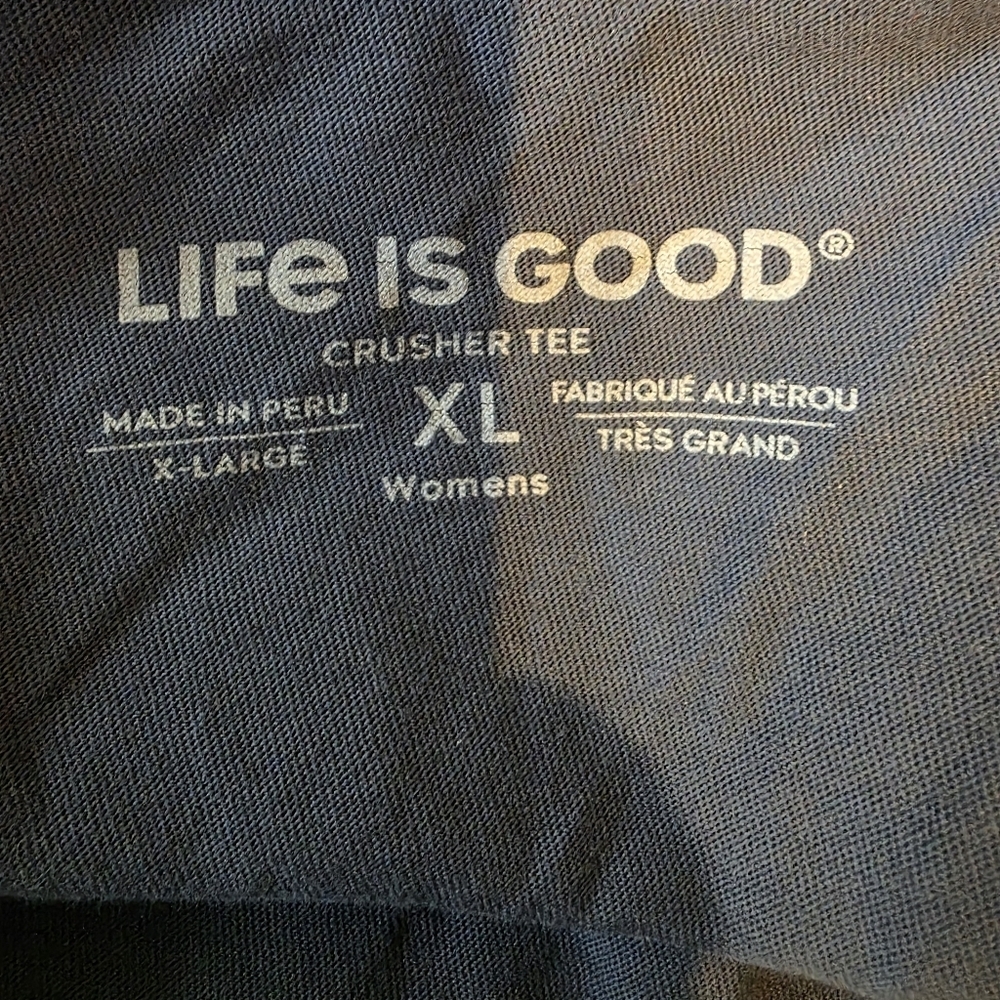 Life Is Good Navy Sunday Funday Tee - Picture 2 of 4
